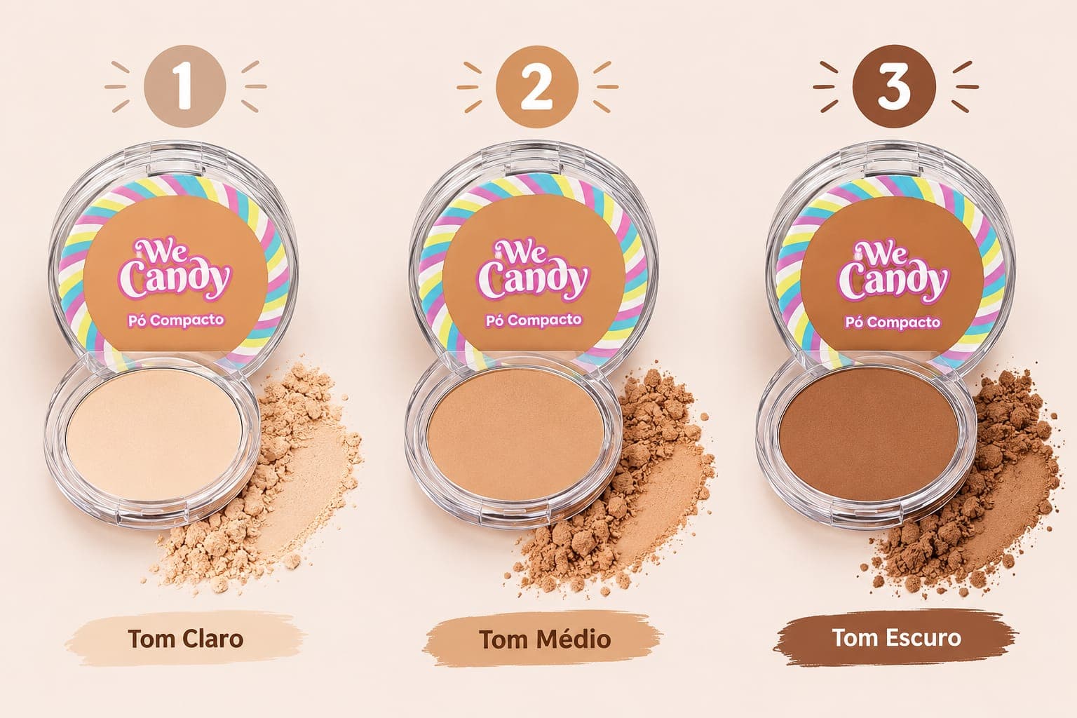 Pó Compacto We Candy Sort 1