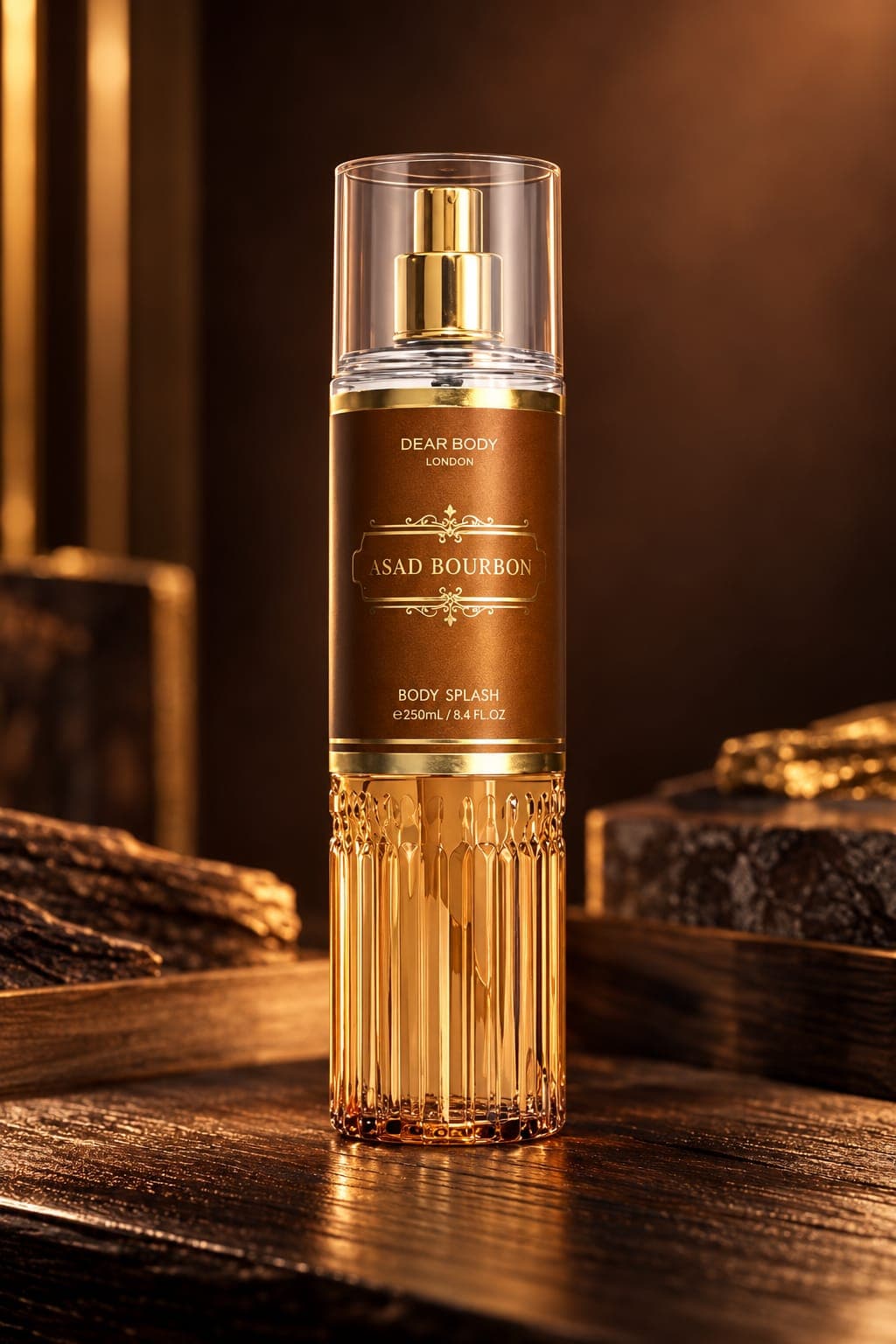 Body Splash Asad Bourbon Perfume Árabe Masculino - 236ml