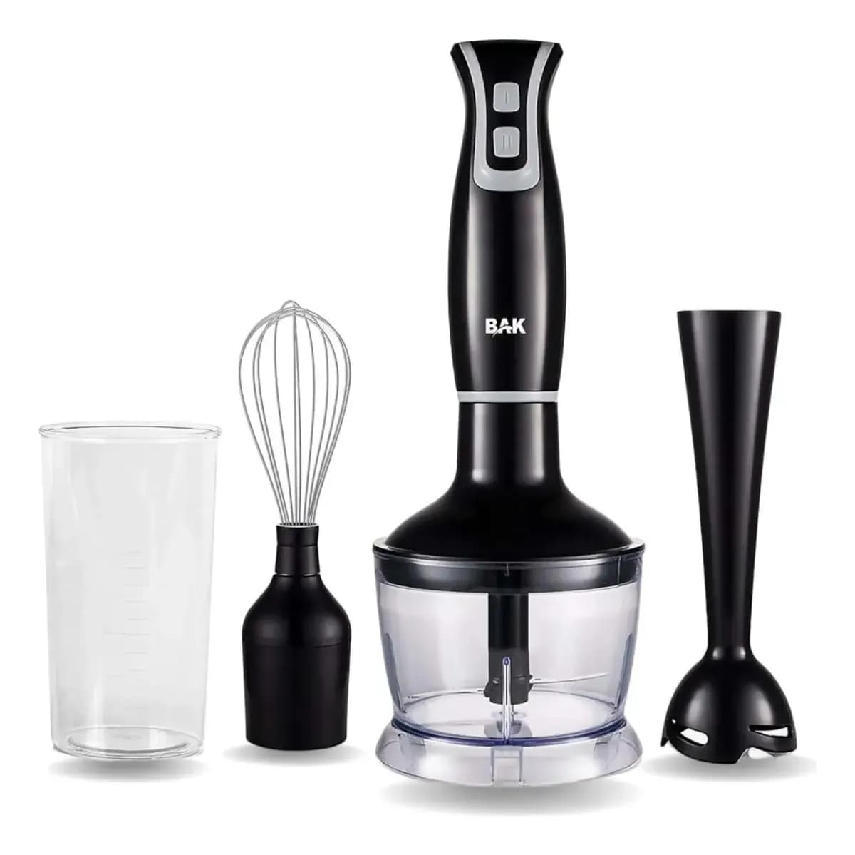 Mixer 3 Em 1 Multifuncional Triturador Batedor Elétrico 127V BAK - Preto